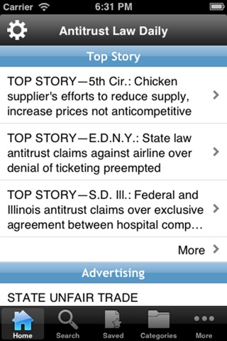 Antitrust Law Daily screenshot 2