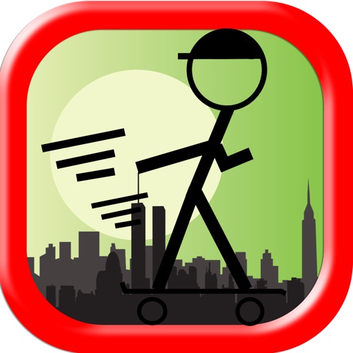 Stickman Skateboard Hill Ride Pro icon