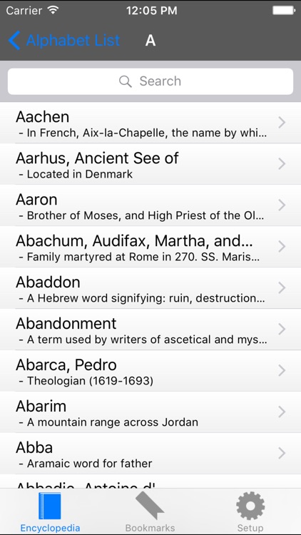 Catholic Encyclopedia Offline Lite screenshot-3