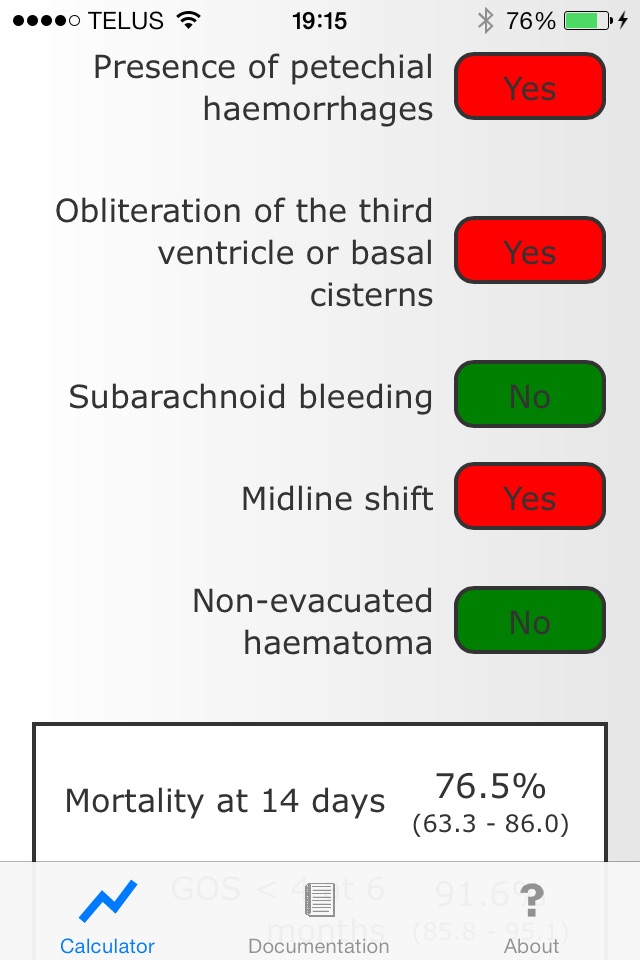 TBI Prognosis screenshot 4