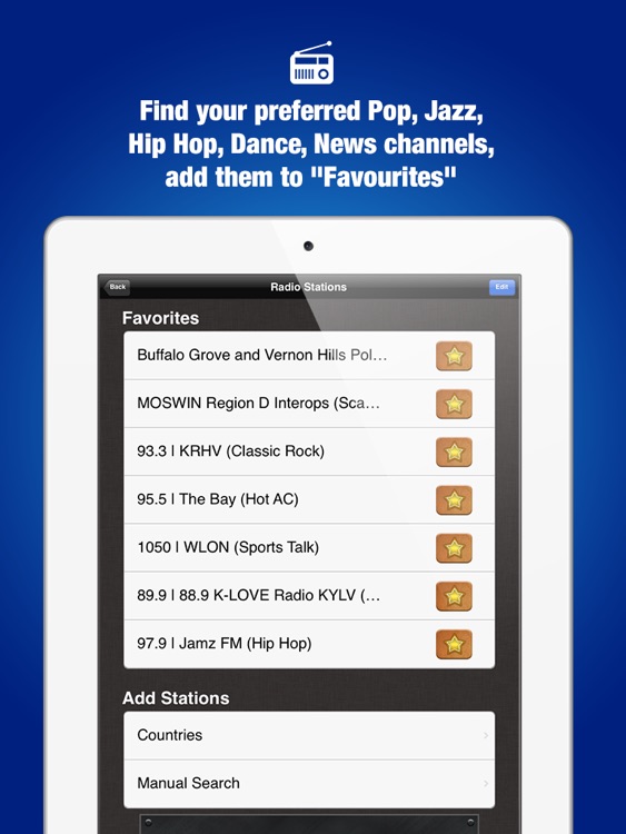 World Radio Pro HD - Live Internet Radio Stations for Music, News, Sports, Weather, Talk Shows and more!