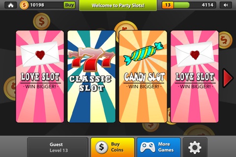 Love Slots - Romantic video slot machines for valentine's day screenshot 2