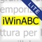 Versione gratuita di iWinABC, App per la lettura temporizzata di testi con scansione in sillabe o parole, utilizzata per il trattamento della Dislessia