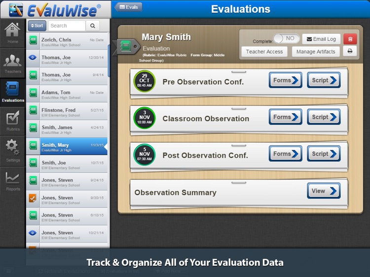 EvaluWise – Teacher Evaluation