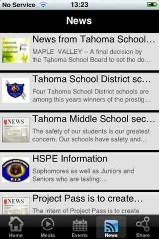 Tahoma Schools Foundation screenshot 2