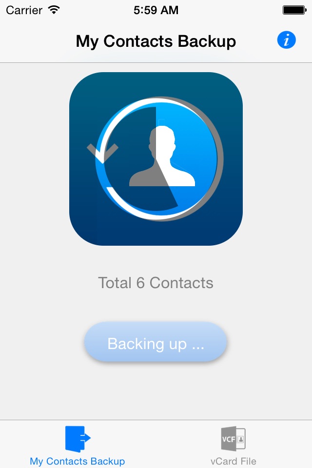 My Contacts Backup Pro (Easy contacts backup) screenshot 3