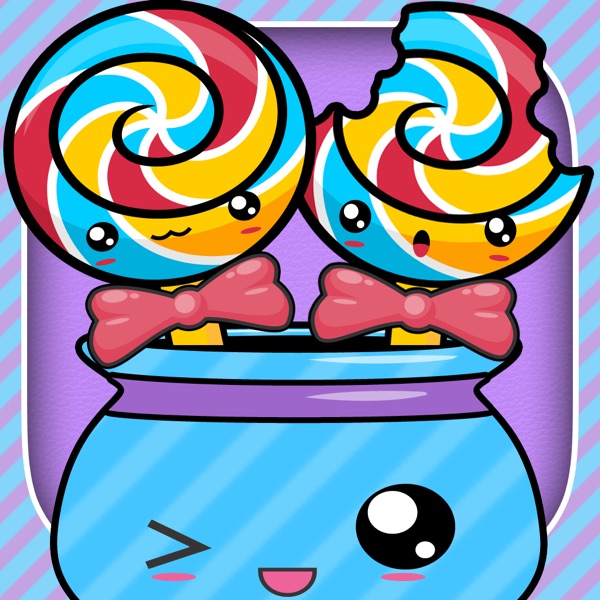 KAWAII CANDY TAP - A SUPER CUTE YUMMY SUGAR RUSH GAME WITH CHIBI LOLLIPOPS AND SWEET TREATS CHARACTERS