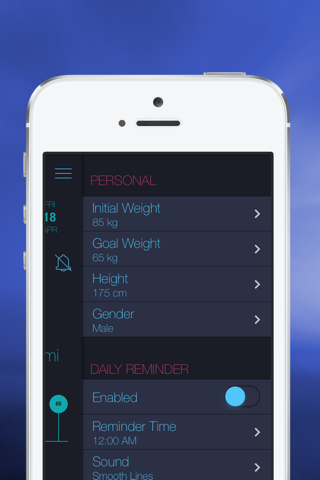 iCan! - Free Daily Weight Tracker and BMI Monitor screenshot 2