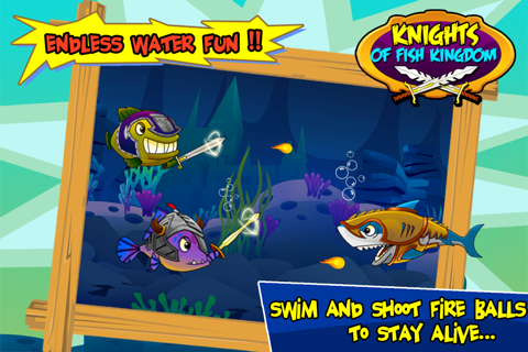 Knight of Fish Kingdom Battle Rage Pro  - Newest Games Of Fishies vs Shark War for kids screenshot 3