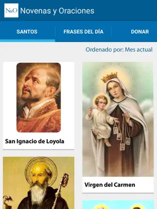 Captura 1 Novenas y oraciones iphone