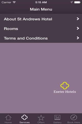 Exeter Hotels screenshot 2