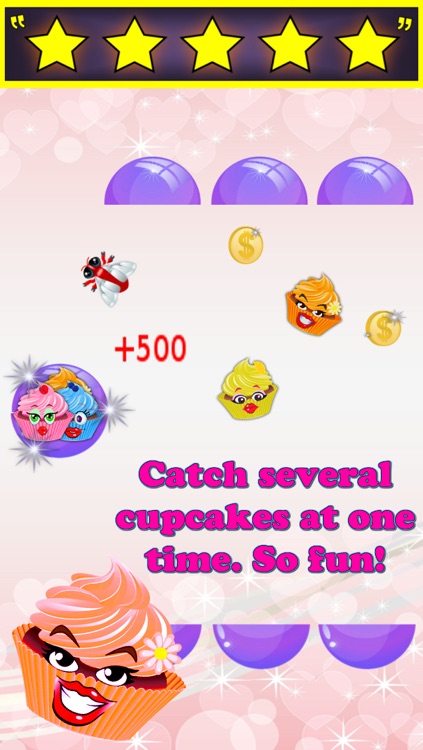 Cupcake Catch - Sweet Pretty Cool Glitter Cake Catching Fun for Girls Hot Top Maker Making Smile Happy Love Sprinkles Rainbow Smart Super Color Catcher Amazing Endless Hot Market Bakery Rush Dash Temple Saga Treat Make Game screenshot-3