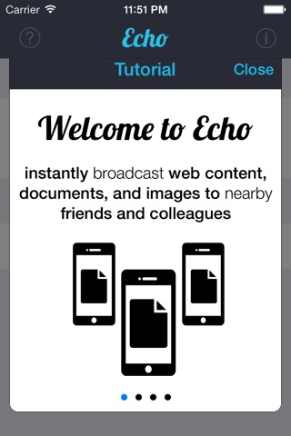 Echo - Broadcast content to nearby devices screenshot 2