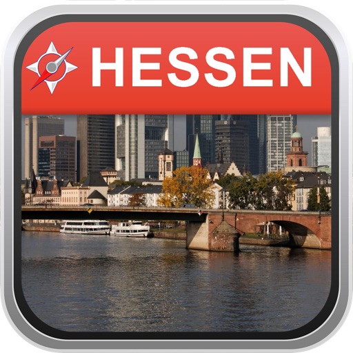 Offline Map Hessen, Germany: City Navigator Maps