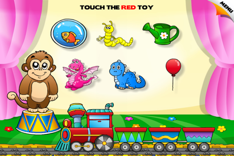 Preschool Colors Toys Train • Kids Love Learning Colors: Fun Interactive Educational Adventure Games with Animals, Cars, Trucks and more Vehicles for Children (Baby, Toddler, Kindergarten) by Abby Monkey® screenshot 2