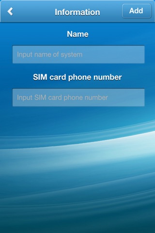 GSM ALARM K7 screenshot 2