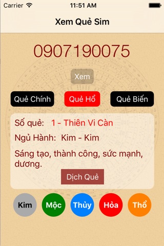 Sim và Mệnh screenshot 2