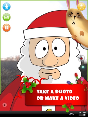 Cartoob Christmas Bunch for iPad, photo and video tool, create your own Christmas cartoons screenshot 4