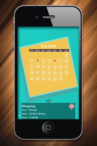 Wallpaper Calendar for iOS 7 screenshot 3