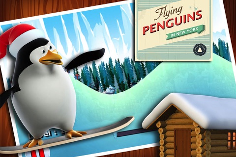 Flying Penguins in New York Free - The crazy birds sliding on the town - Free Version screenshot 3