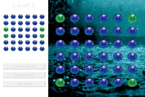 100 Rain Drops - A 100 Dots of Rain to Make It Match Tiny Balls - Free Game screenshot 2