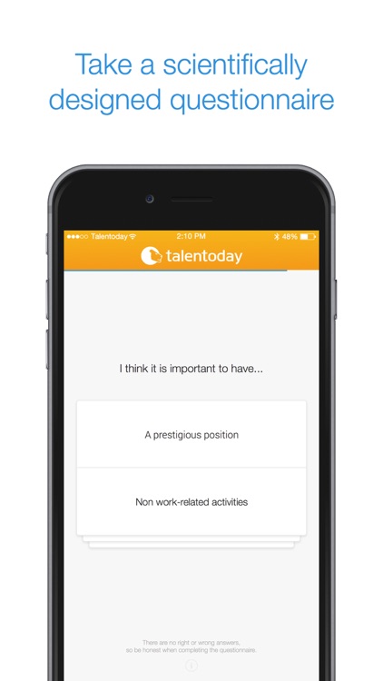 Talentoday - Personality test for your career