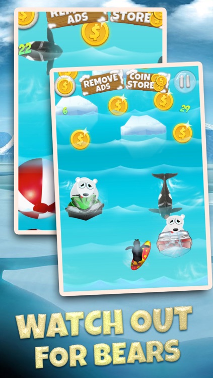 A Surfing & Twerking Arctic Adventure PRO - FREE Surfer Game