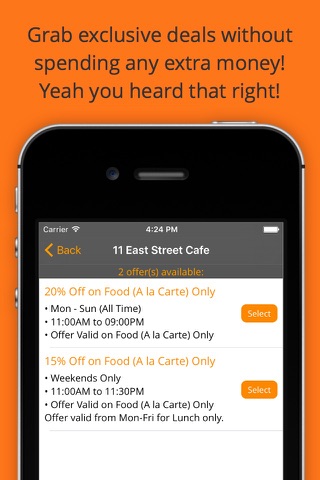 Hungrytable - Find and Reserve Restaurants, Get Deals and Menus on the go screenshot 4