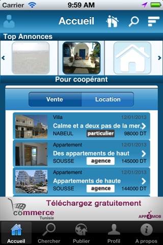 Logement Tunisie screenshot 2