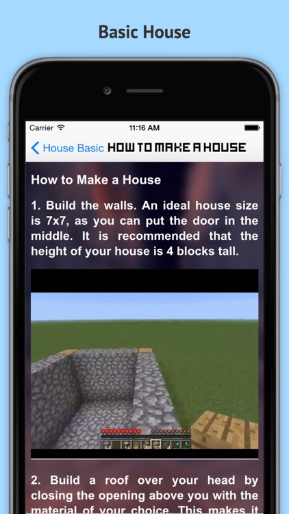 House tips and ideas guide for Minecraft - Step by step build your home screenshot-0