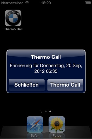 BMW Thermo Call screenshot 4