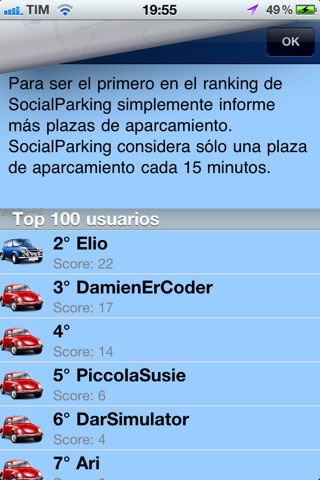 SocialParking - L'App Sociale che ti trova Parcheggio screenshot 3
