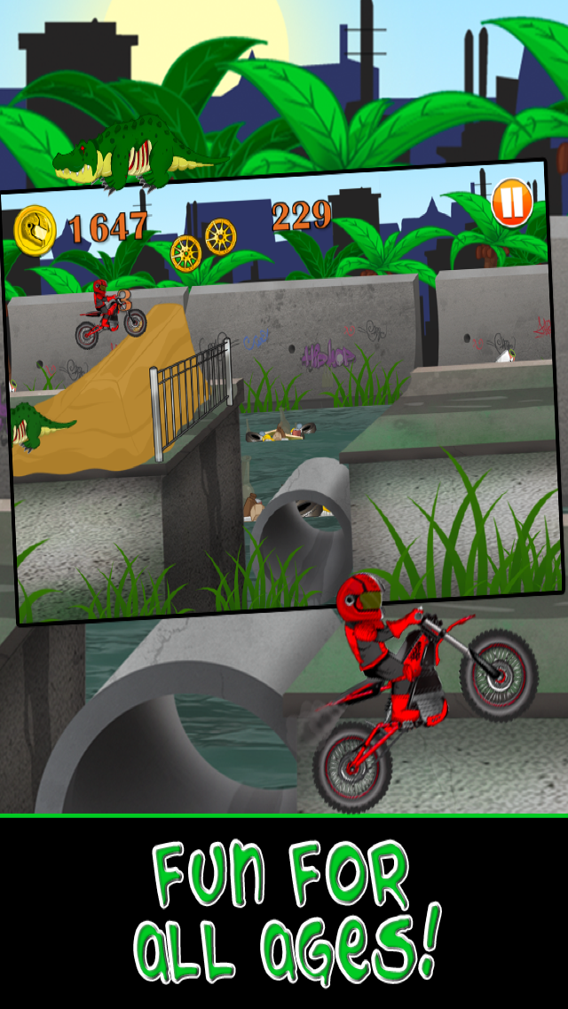 オートバイバイクレースエスケープ：ミュータント下水道ラット＆カメゲームからスピードレーシング - マルチプレイシューター版のおすすめ画像5