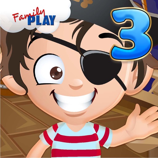 Pirates Goes to School: Third Grade Learning Games School Edition Icon