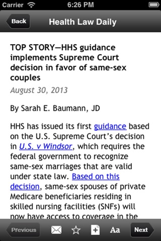 Health Law Daily screenshot 3