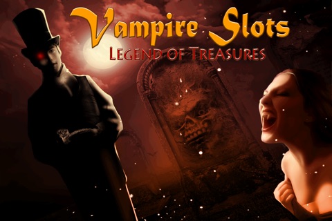 Vampire Legend of Treasures Slots - Arcade Casino Games™ Presents Another Free Sexy Vegas Style Big Cash Jackpot Slot Machine! screenshot 3