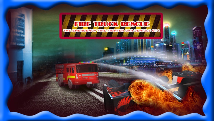 Fire Truck Rescue : The emergency firefighter car vehicle 911 - Free Edition