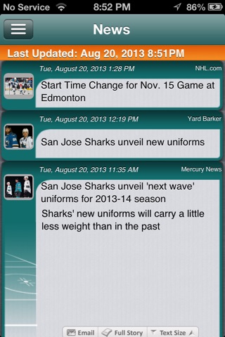 San Jose Hockey Live screenshot 4