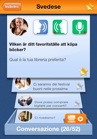 iSpeak Swedish: Interactive conversation course - learn to speak with vocabulary audio lessons, intensive grammar exercises and test quizzes screenshot 4