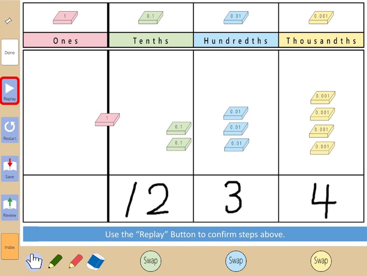 Digital Block for Basics of Decimals screenshot-3