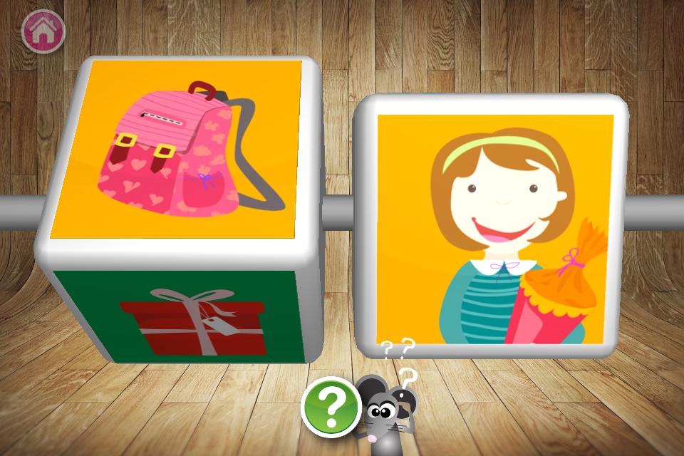 The clever mouse: What belongs together?  A preschool game for kids and toddlers screenshot 3