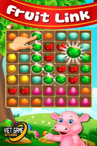 Amazing Ace Fruits Link Mania HD 2 - The Best Match 3 Puzzle Fruit Connect Adventure For Family And Friends screenshot 2