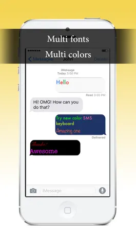 Game screenshot Color SMS keyboard - SwipeKeys mod apk