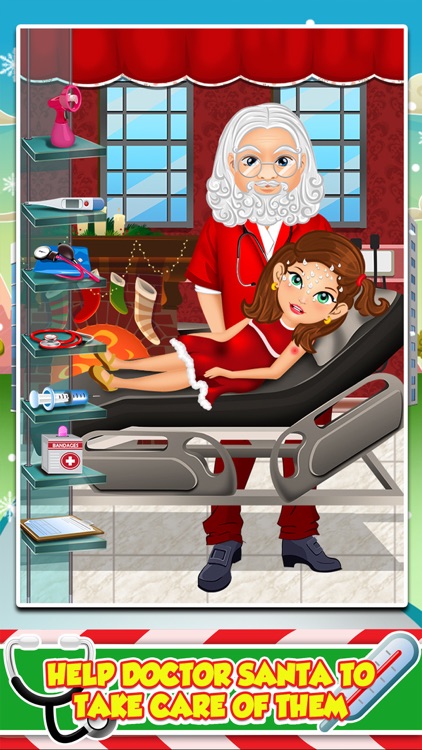 Mommy's Christmas Baby Doctor Salon - My Santa Spa Make-Up Games!