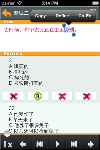 Chinese Plan PRO-HSK6 Listening screenshot 3