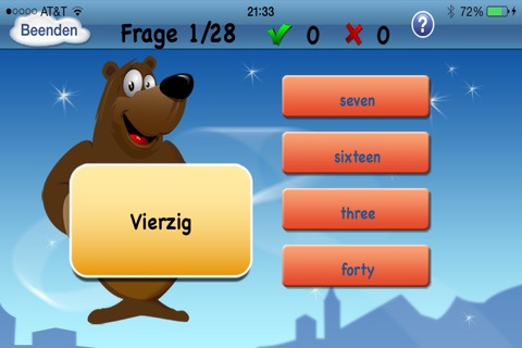 Englisch Lernen - Learn English & American Vocabulary from German Words screenshot 2