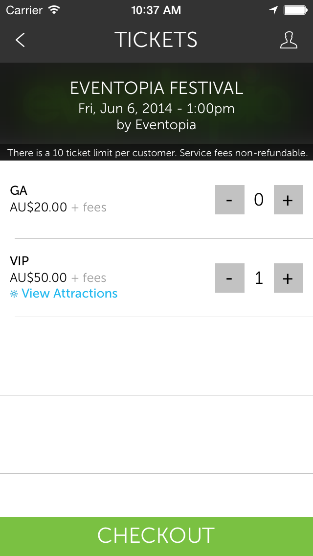 How to cancel & delete Eventopia Events from iphone & ipad 3