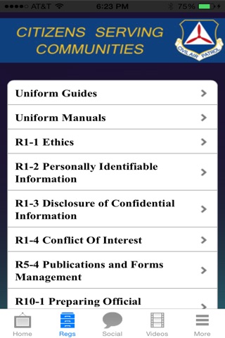 Civil Air Patrol for iPhone screenshot 2