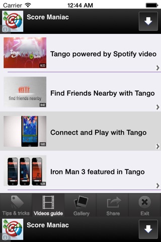 Guide for Tango screenshot 2