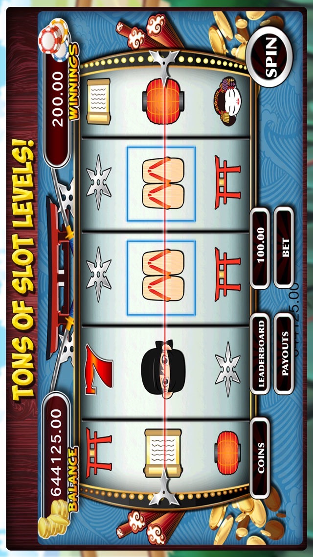 NINJA SLOTS MACHINE- FUN SLOT GAMES 1.0 IOS CASINO NINJA SLOTS MACHINE- FUN SLOT GAMES 1.0 IOS